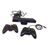 Controles Xbox 360 Wireless Kinect 3 Peças Original