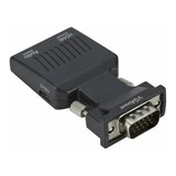 Conversor Adaptador De Vga Macho X Hdmi Femea Pc Notebook