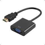 Conversor Adaptador De Vídeo Hdmi Macho Para Vga Femea