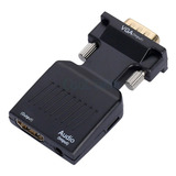 Conversor Adaptador Entrada Vga Macho Saida Hdmi Femea
