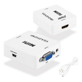 Conversor Adaptador Vga Para Hdmi Conector Pc Vga Em Monitor Hdmi Vga2hdmi
