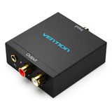 Conversor Audio Digital Para Analogico P2 Rca Som Vention