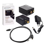 Conversor Audio Optico Digital E Coaxial P Rca cabo Optico