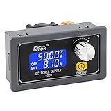 Conversor DC Buck DROK 6 55V A 0 50V 8A 400W 6V 12V 24V 36V 48V Tensão Constante E Módulo De Corrente Constante Fonte De Alimentação Regulada DC Reguladora De Tensão Ajustável