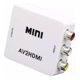 Conversor De Áudio vídeo Rca hdmi Conversor Av2hdmi