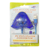 Conversor De Controle Playstation 2 Duplo Para Usb Pc