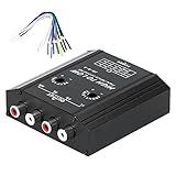 Conversor De Impedância De Áudio De 4 Canais De 12 V Linha Alto A Baixo Filtro De Frequência De Alto Falante De Rádio Estéreo Carro Para Conversor