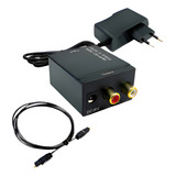 Conversor Digital De Audio Adaptador Óptico P rca Analógico