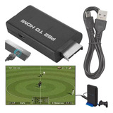 Conversor Hdmi Compatível Ps2 To Hdmi Adaptador Imagem Cabo