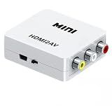 Conversor RCA Para HDMI- HDMI AV Para 1080p Ou 720p- PC- Laptop- Xbox- HDTVe- Composto De áudio E Vídeo Analógico Para TV Mais Antiga E Nitendo 64