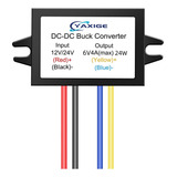 Conversor Redutor Yaxige Dc dc 12v 24v Para 6v 4a 24w Ip67