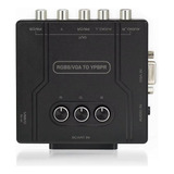 Conversor Rgb Vga Scart Para Video Componente Ypbpr Crt Rgbs