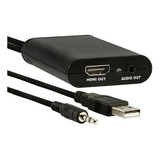 Conversor Usb 2 0 Para Hdmi Para Hdtv Suporte Full Hd 1080p