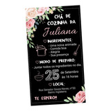 Convite Digital Chá De Panela/ Cozinha/ Casa Nova