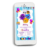 Convite Digital De Aniversário Festa Infantil