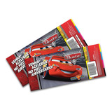 Convite Ingresso Tema Carros