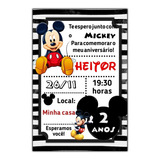 Convite Mickey 