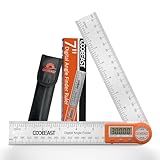 Coobeast Régua Localizadora De ângulo Digital Localizador De ângulo Digital Com 200 Mm Transferidor Digital De Aço Inoxidável Para Marcenaria Construção Arquitetos E Goniômetro Digital Portátil