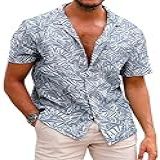 COOFANDY Camisas De Praia Masculinas Havaianas