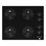 Cooktop 4 Bocas A Gás Ative Brastemp Bdd61 Preto