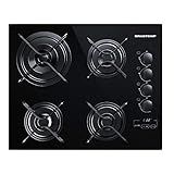 Cooktop 4 Bocas Brastemp Com Duplachama E Timer Touch BDT62AE BIVOLT