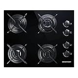 Cooktop 4 Bocas Brastemp Com Grades Piatina E Acendimento Automático BDD61AE BIVOLT