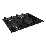 Cooktop 4 Bocas Preto Com Mesa Vidro Atlas Agile Up Bivolt