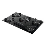 Cooktop 5 Bocas A Gás Dako Supreme Tripla Chama Preto 220v
