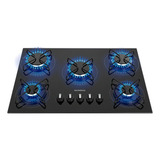 Cooktop A Gás 5 Bocas Mondial Ctg 02 Cor Preto 127v 220v