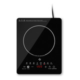 Cooktop De Indução 1 Boca Preto Com Trava De Segurança Painel Touch Screen 220v