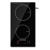 Cooktop De Indução 2 Bocas Preto Com Trava De Segurança Painel Touch Screen 127v