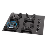 Cooktop Fischer 4 Bocas Tripla Chama Infinity Gás Preto