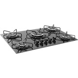 Cooktop Suggar 5b Esmaltado Tripla Chama Fg5305 Avp Preto