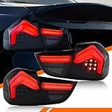 COOLDNA Luzes Traseiras De LED Para BMW E90 328i 335i Série 3 4dr Sedan 2009-2012 Conjunto De Lanterna Traseira Lente Fumê - Lâmpada Traseira Lateral Do Motorista E Do Passageiro