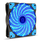 Cooler 12v 120mm X 120mm X 25mm Com Led Para Gabinete