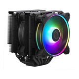Cooler Cpu Cooler Master Hyper 622 Halo Black Led Argb 2x120mm Preto P Processador Intel Lga 1700 1200 1150 1151 1155 1156 E Amd Ryzen Am5 Am4
