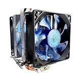 Cooler CPU X99 X79 LED Intel LGA 1700 1151 1200 1356 1366 Processador AMD Universal Ryzen AM4  Azul 