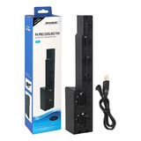 Cooler Exaustor 5 Ventoinhas Para Playstation 4 Ps4 Pro Dobe