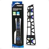 Cooler Externo Ventilador Fan USB Com LED Compatível Para PS5 SLIM Disco E Digital 3 Ventiladores PRETO