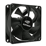 Cooler Fan C3Tech F7 50BK Storm 8cm Preto Rolamento FDB 12v 2200RPM