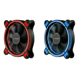 Cooler Fan Gabinete Pc 120mm Spectrum 22 Led Ring Anel Arco Argola Gamer Vermelho Azul Barato Similar Dex Bluecase K754x