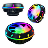Cooler P Processador Cpu Intel Amd Ryzen Led Rgb Universal