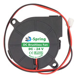 Cooler Radial 24v Soprador 5015 Cabo 25cm Conector Jst Led Sem Led
