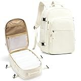 Coowoz Mochila De Viagem Grande Para Viagem Aprovada Em Voo Bolsa De Viagem Para Mulheres E Homens Bege Moderna Ou Minimalista 