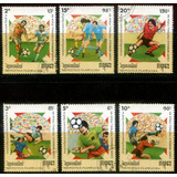 Copa Do Mundo De Futebol Itália 90 Esportes Cambodja L 3587a
