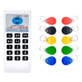 Copiador Tag Chaveiro Cartão Rfid 125khz 13 56mhz 10 Tags