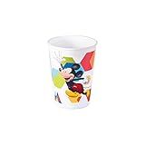 Copo 320 Ml Mickey Roadster Racers Plasútil Branco