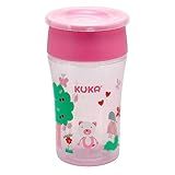 COPO 360 KUKA ANTIVAZAMENTO 200ML ROSA ANIMAIS