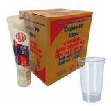 Copo 500ml Descartavel Liso Transparen Pp