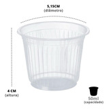 Copo 50ml Descartavel P Cafe Ou Molho C 100 Unidades